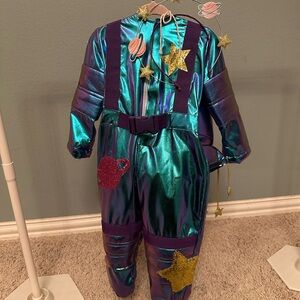 Purple-green Toddler Astronaut Costume